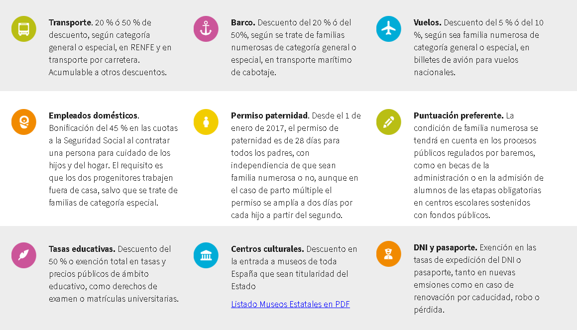 Foto: Familias Numerosas AYUDAS ESTATALES FAMILIA NUMEROSA